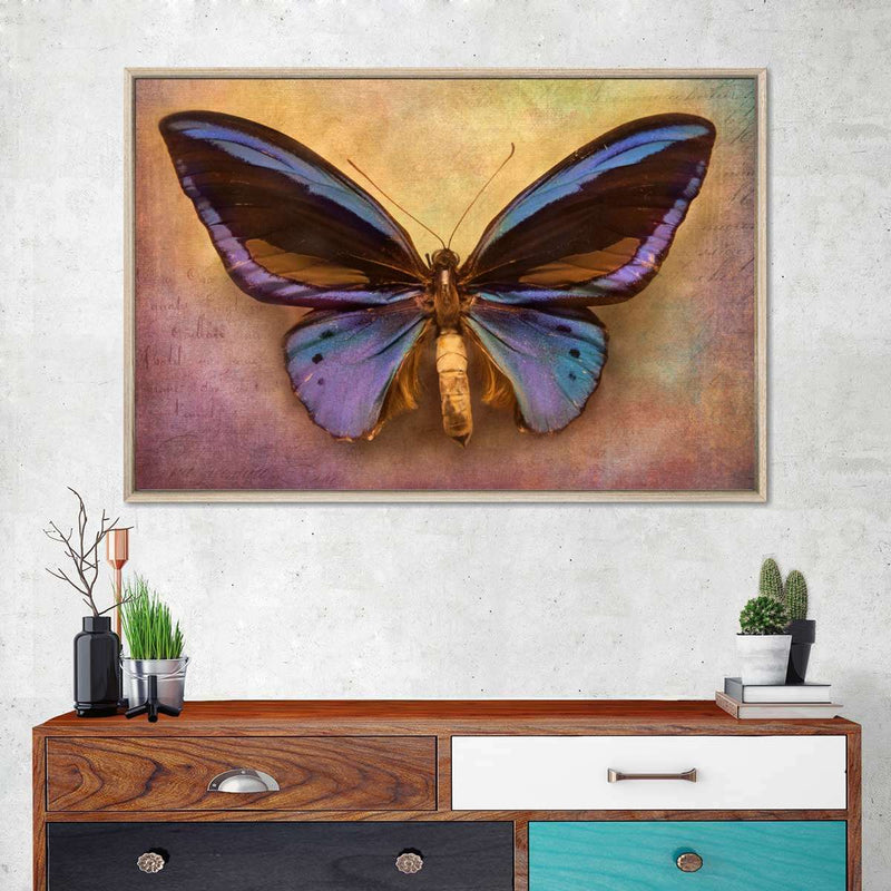 Purple Butterfly Wall Art