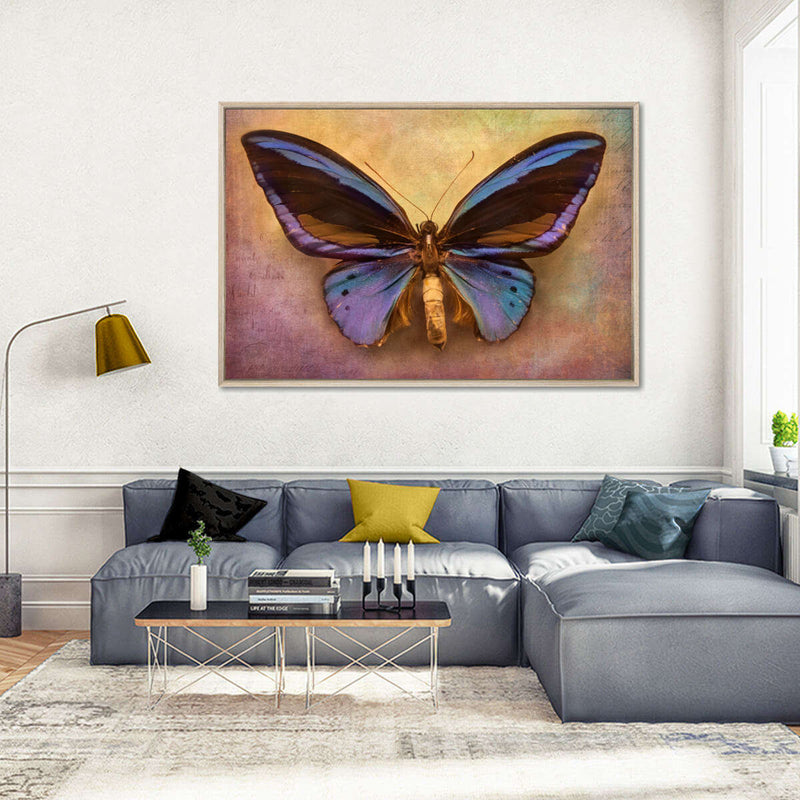 Purple Butterfly Wall Art