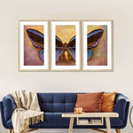 Purple Butterfly Wall Art