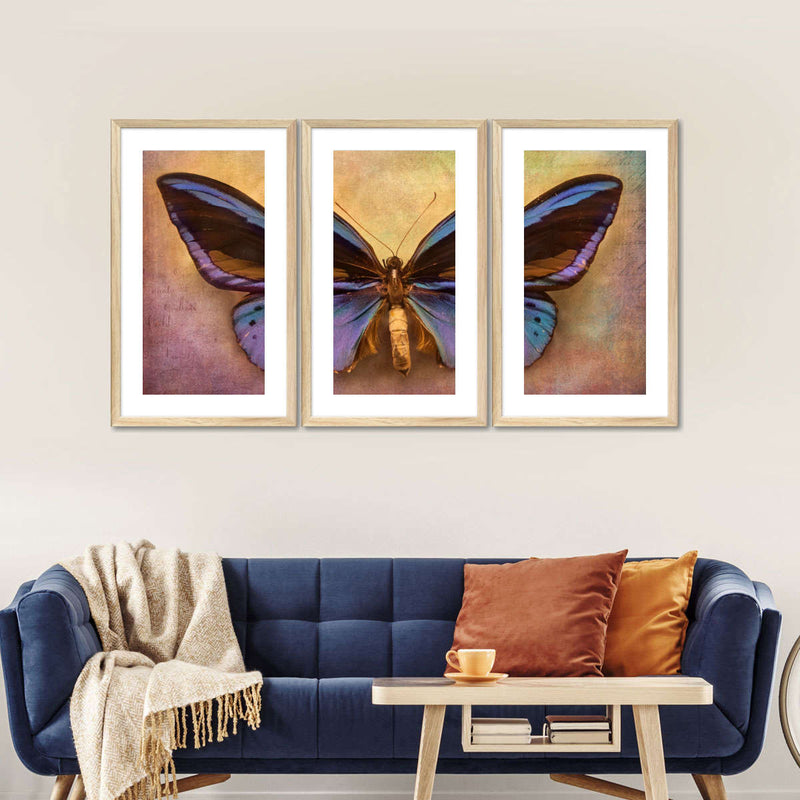 Purple Butterfly Wall Art