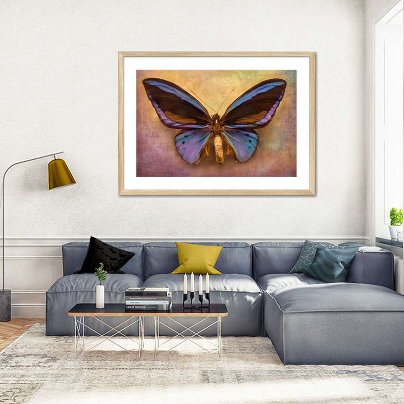 Purple Butterfly Wall Art