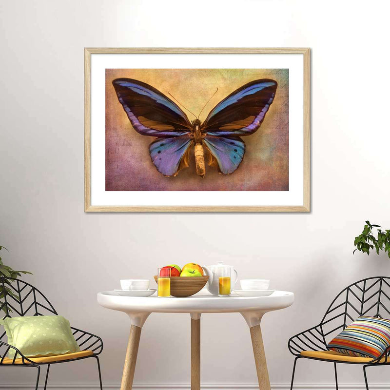 Purple Butterfly Wall Art