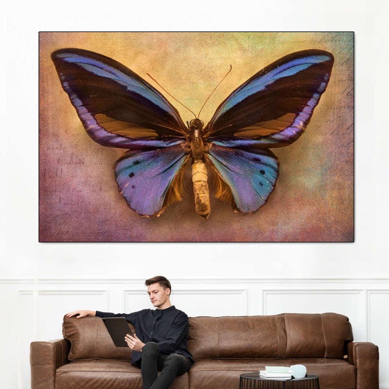 Purple Butterfly Wall Art