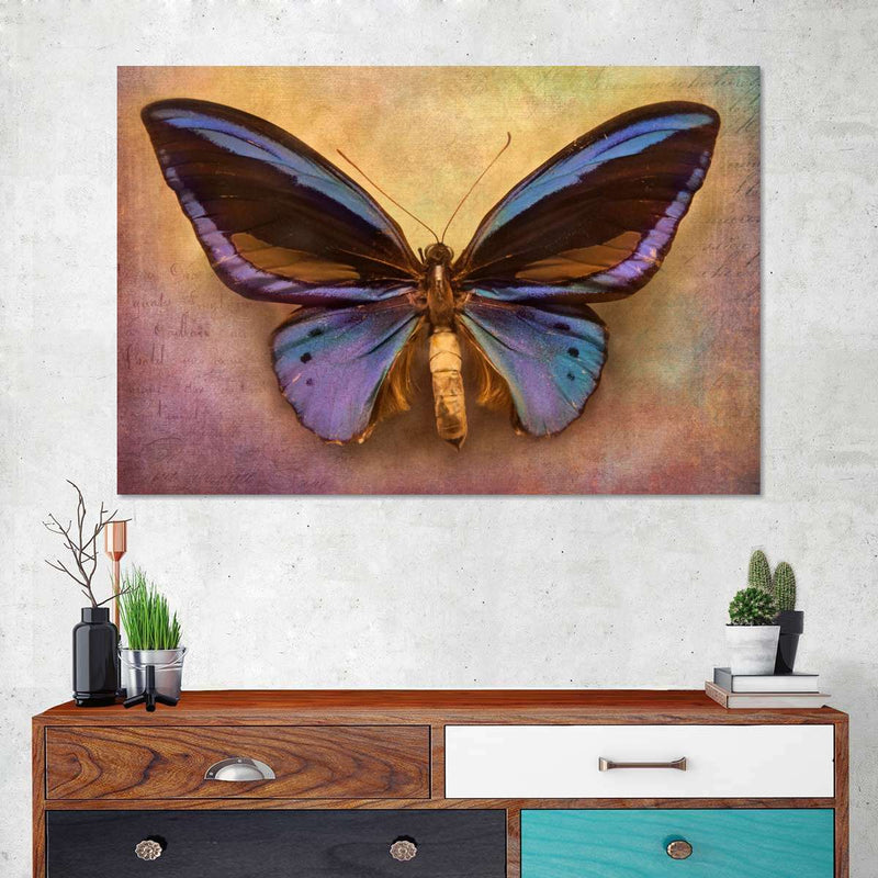 Purple Butterfly Wall Art