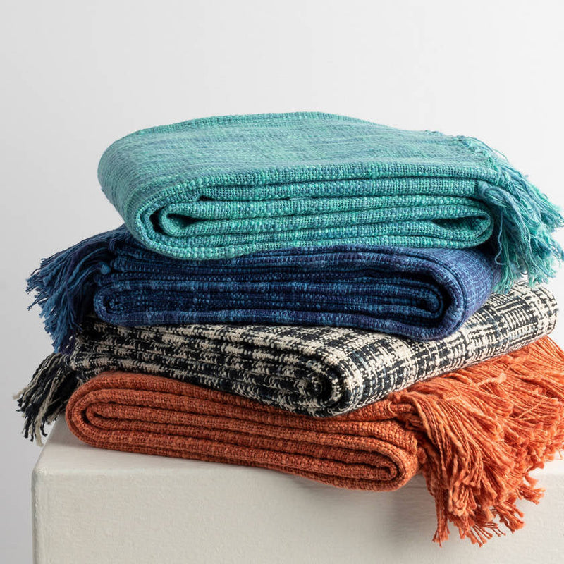 Hinterstoder Dark Blue Throw
