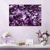 Purple Amethyst Geode Wall Art