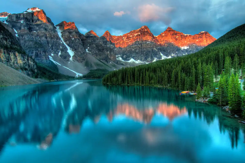 Tranquil Moraine Lake Wall Art