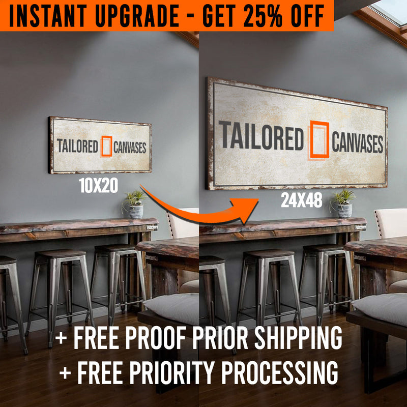 10x20 ---> 24x48 Size Upgrade