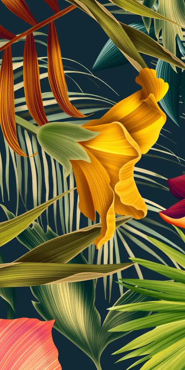 Tropical Floral Wall Art