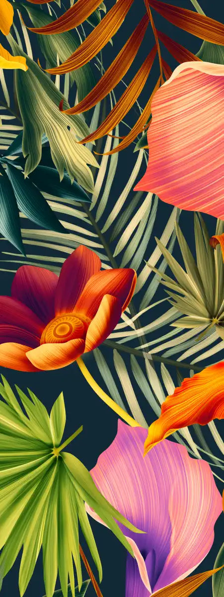 Tropical Floral Wall Art