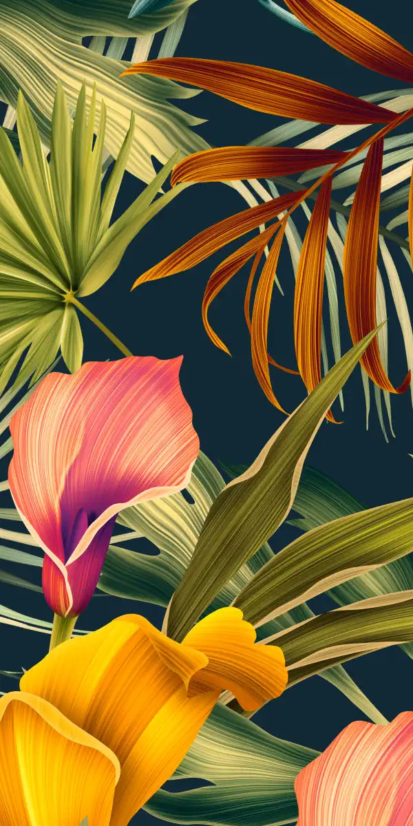 Tropical Floral Wall Art