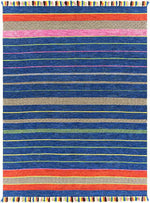 Smethwick Global Bright Blue Area Rug