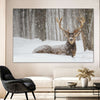 Snow Covered Elk Wall Art