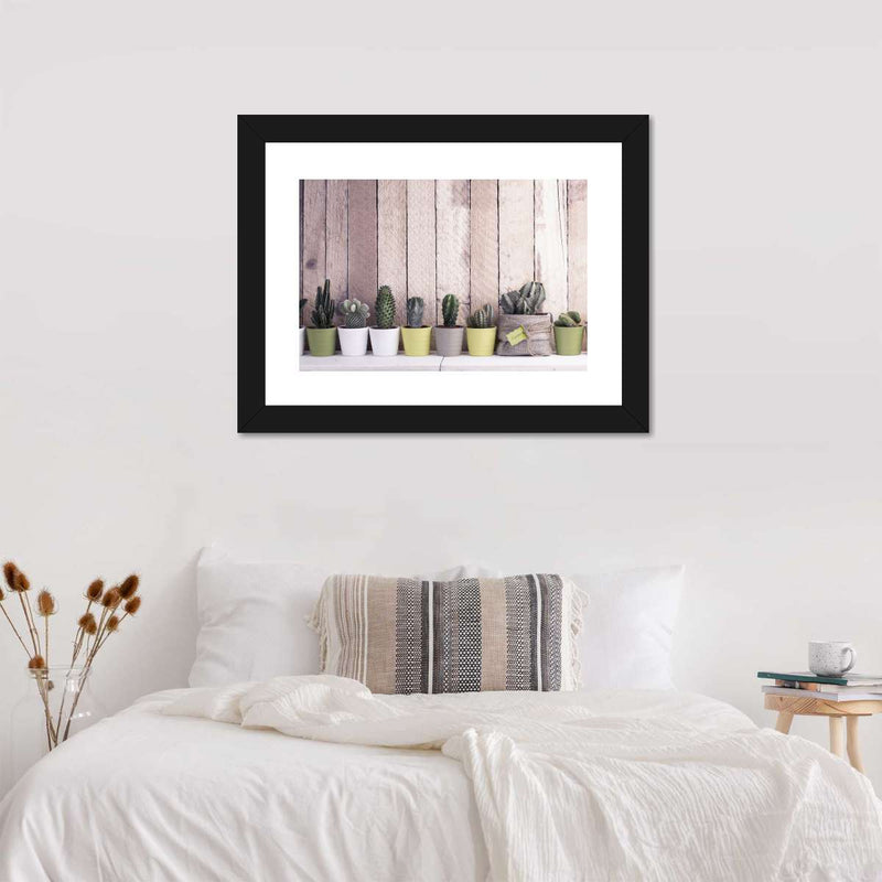Succulent Plant Pots Wall Art