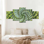 Spiral Succulent Wall Art
