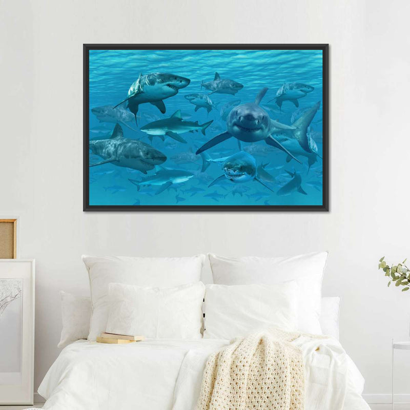 Shiver Of Sharks Wall Art