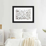 White Roses Wall Art