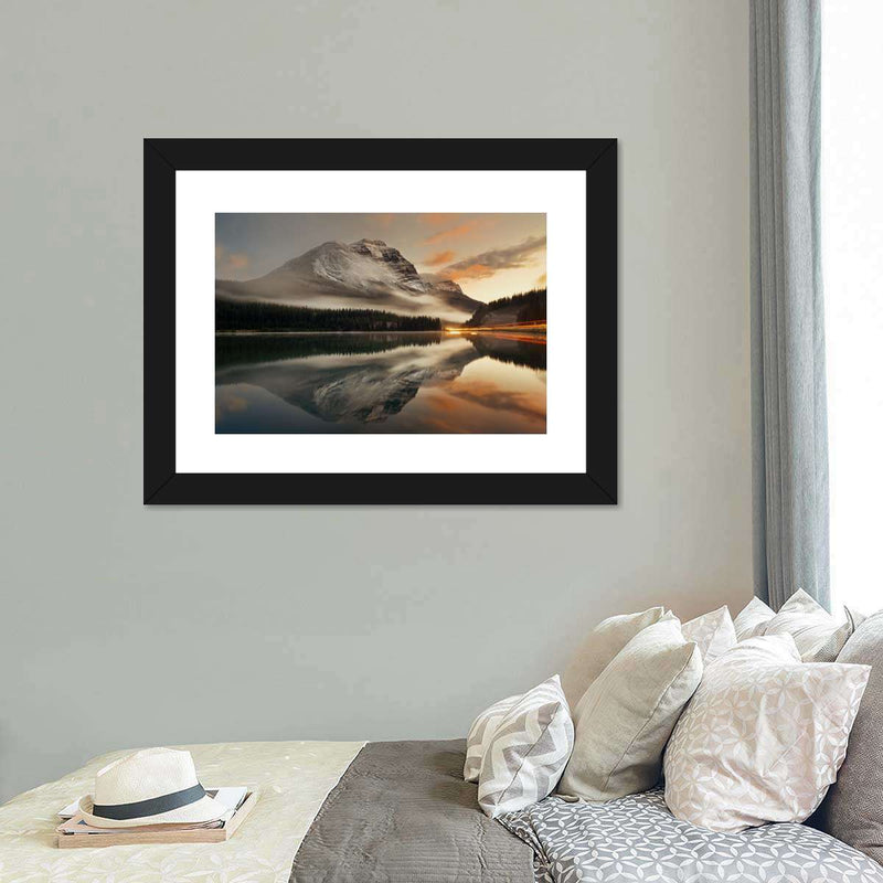 Lake At Sunset Wall Art