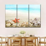 Seashells At The Beach Wall Art