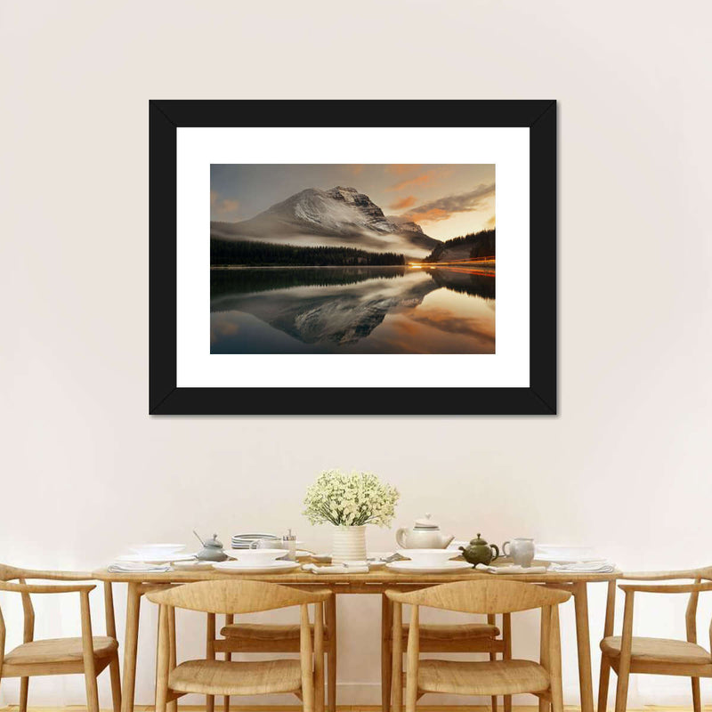 Lake At Sunset Wall Art