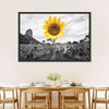 Pop Golden Sunflower Wall Art