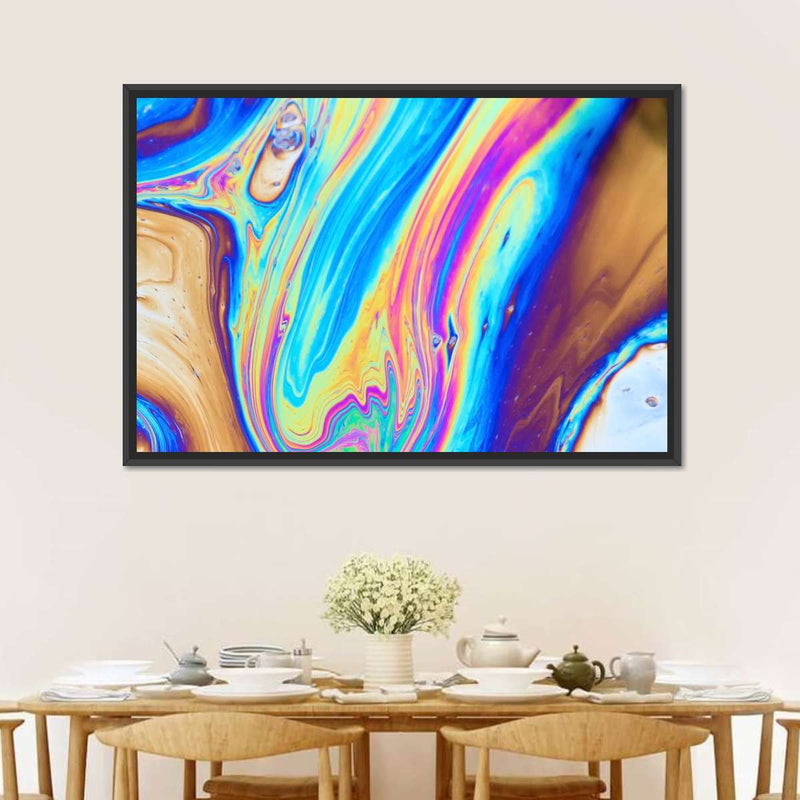 Oil And Water Abstract Wall Art