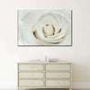 White Rose Close Up Wall Art
