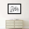 White Horse Couple Wall Art