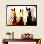 Three Horse Heads Wall Art