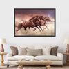 Three Running Horses Wall Art