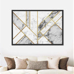 Marble Texture Geometric Abstract Wall Art