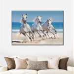 Wild Beach Horses Wall Art