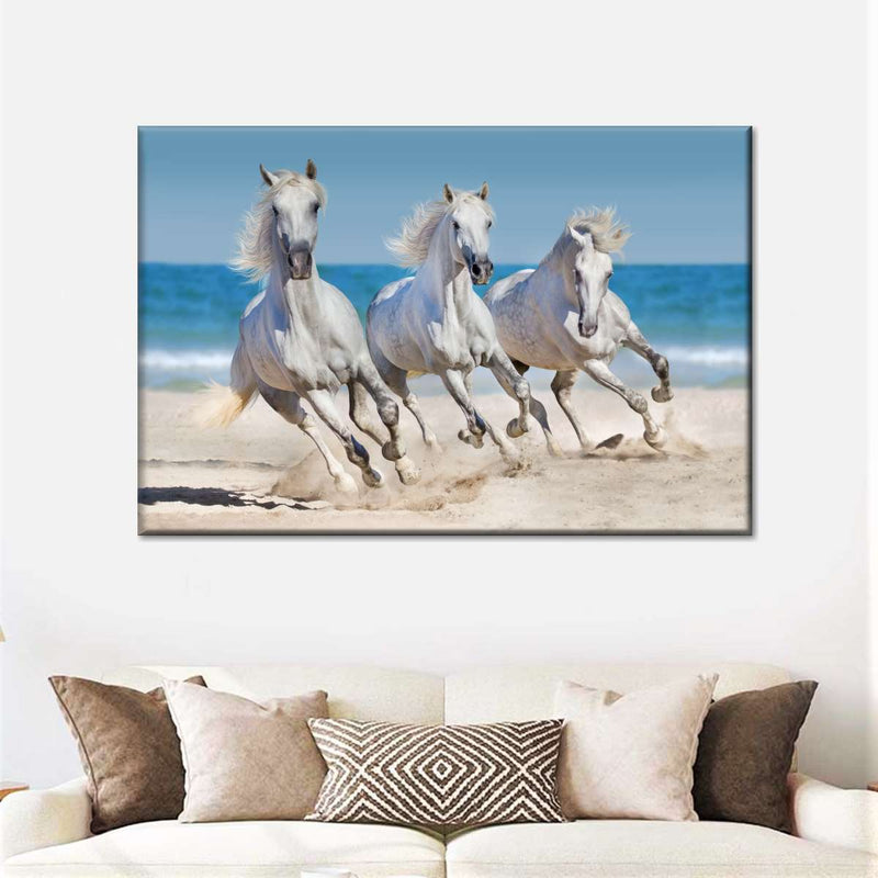 Wild Beach Horses Wall Art