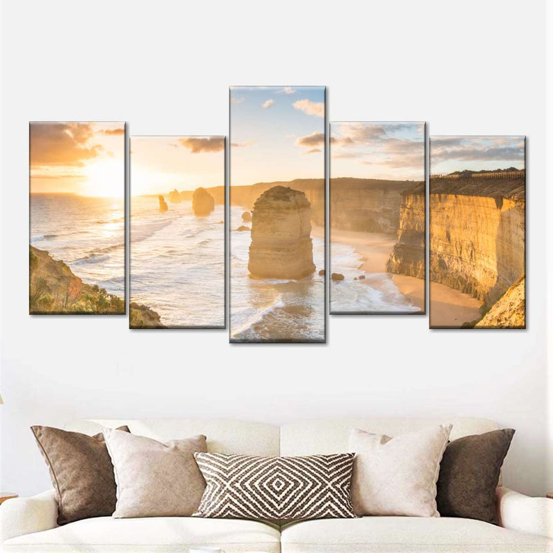 Twelve Apostles Beach Sunrise Wall Art