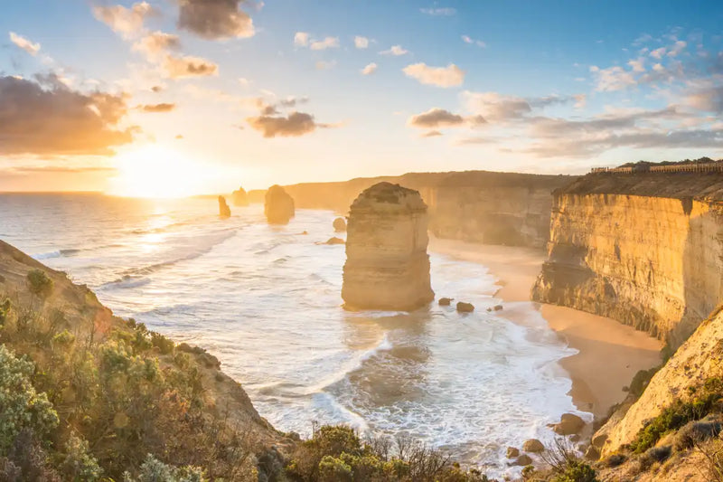 Twelve Apostles Beach Sunrise Wall Art