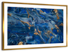 Navy And Gold Abstract Wall Art