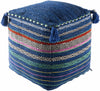 Krumbach Dark Blue Pouf