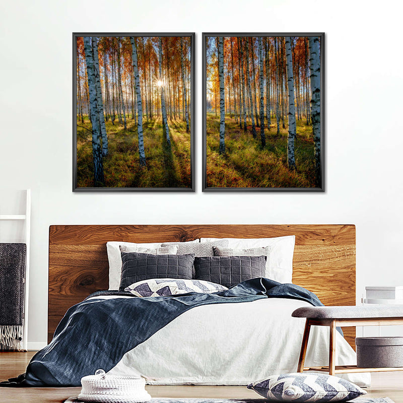Swedish Birch Forest Wall Art