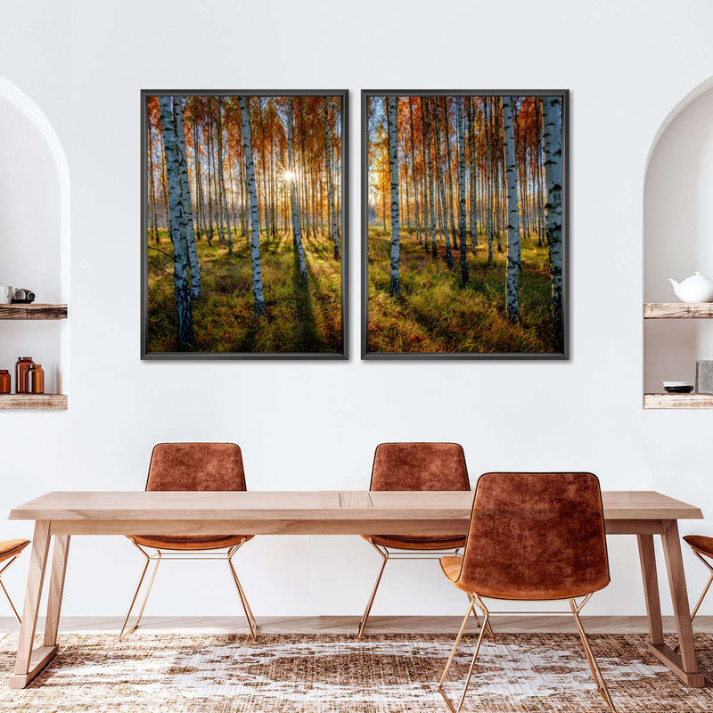 Swedish Birch Forest Wall Art