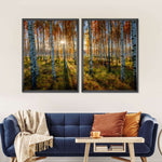 Swedish Birch Forest Wall Art