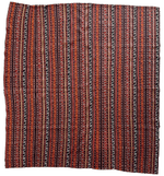 UNIQUE Antique Square Azerbijani Shahsavan Jajim Rug 6’4” x 6’8”