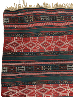 UNIQUE (collectors special) Antique Caucasian Verneh Rug 5’4” x 8’