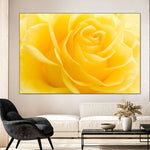 Yellow Rose Petals Wall Art