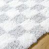Atira Gray Checkered Area Rug