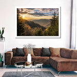 Sunrise In Smoky Mountains Wall Art
