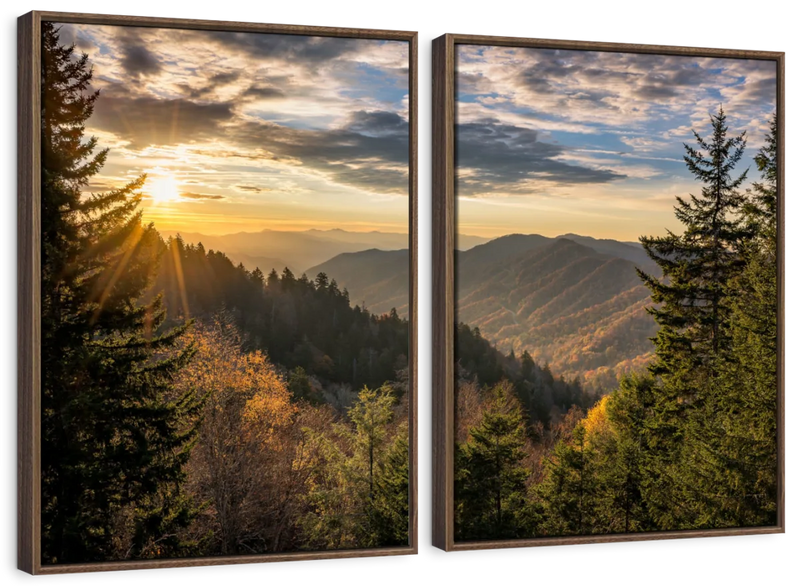 Sunrise In Smoky Mountains Wall Art