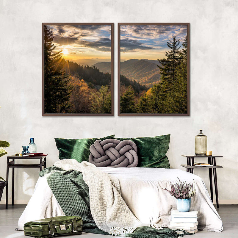 Sunrise In Smoky Mountains Wall Art