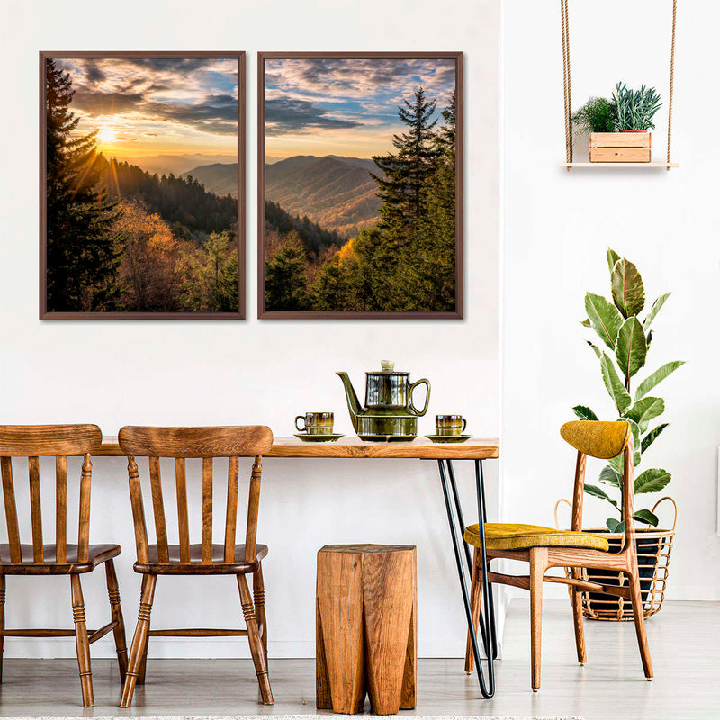 Sunrise In Smoky Mountains Wall Art