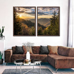 Sunrise In Smoky Mountains Wall Art