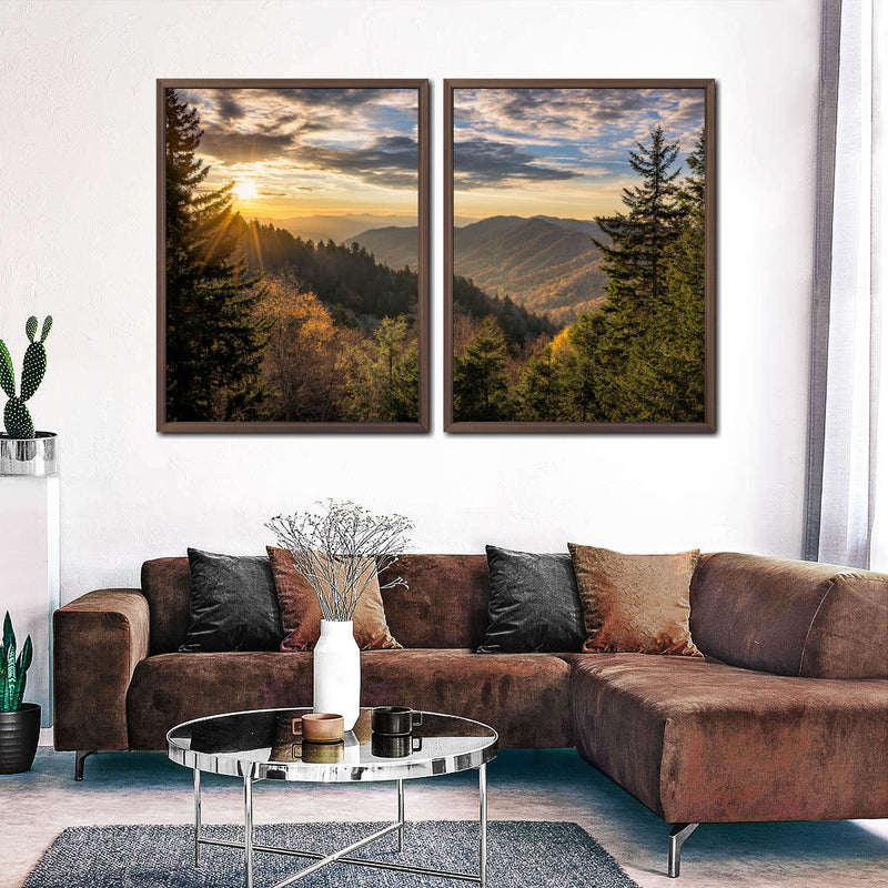 Sunrise In Smoky Mountains Wall Art